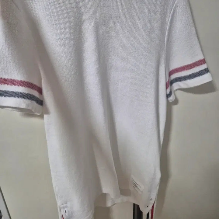 [BUNJANG] Thom Browne White Short Sleeve Knit T-Shirt Size 1 / 톰브라운 화이트 반팔 니트티