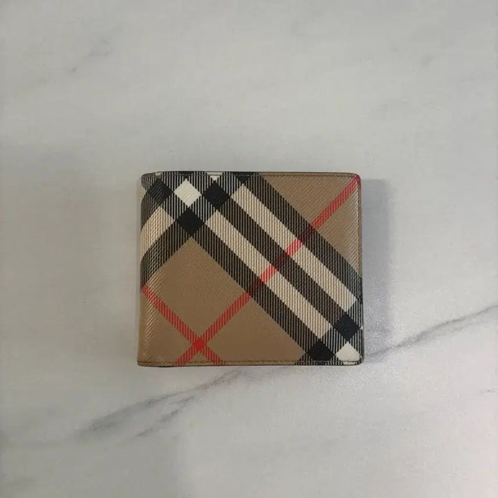 [BUNJANG] Burberry Check Bifold Wallet / {정품} 버버리 체크 반지갑