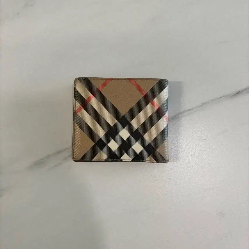 [BUNJANG] Burberry Check Bifold Wallet / {정품} 버버리 체크 반지갑