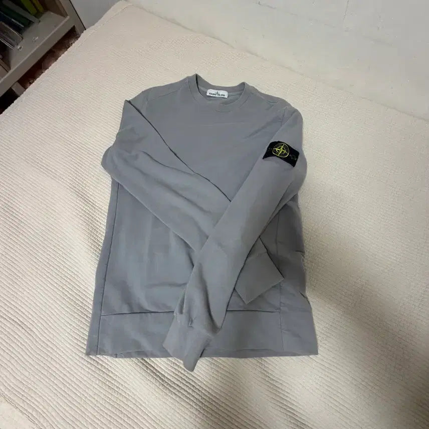[BUNJANG] Stone Island Sweatshirt Grey / [S급/정품] 스톤 아일랜드 맨투맨 그레이