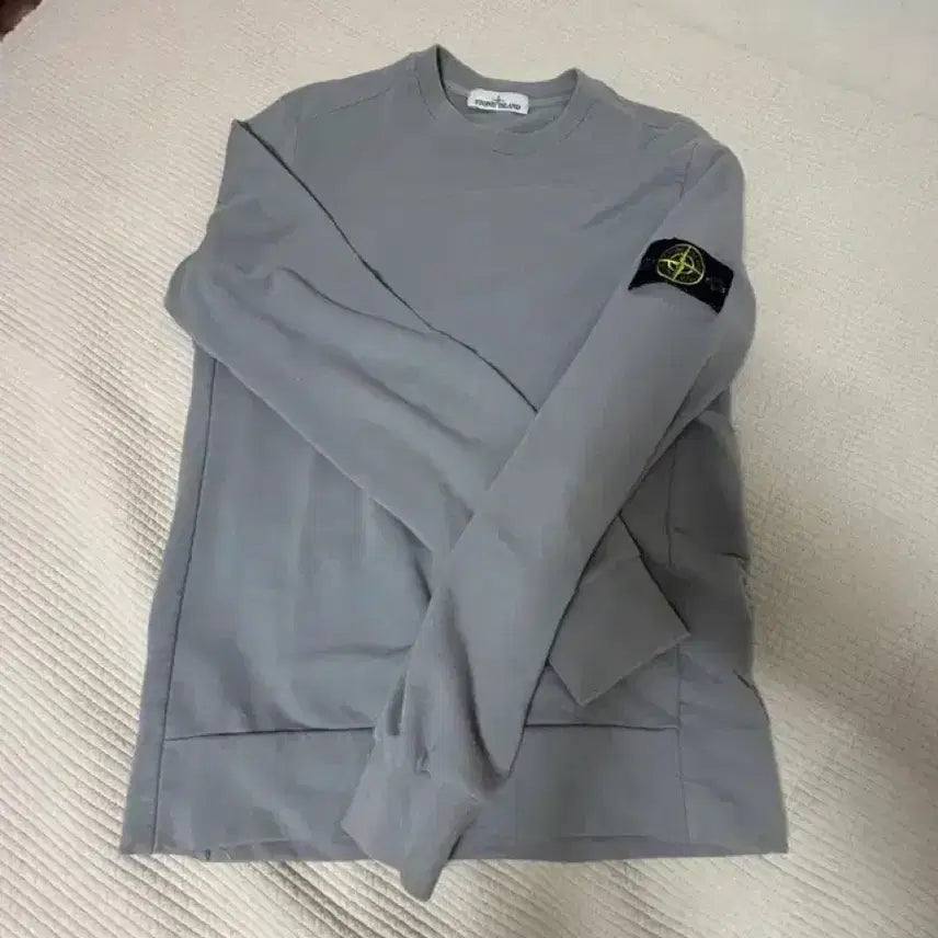 [BUNJANG] Stone Island Sweatshirt Grey / [S급/정품] 스톤 아일랜드 맨투맨 그레이