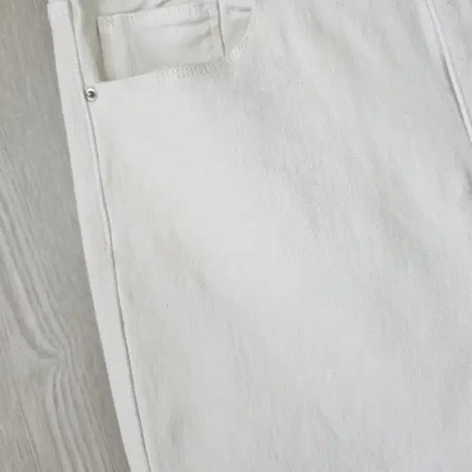 [BUNJANG] White Denim Pants - Size 30 / 허리30 화이트 데님팬츠 새상품