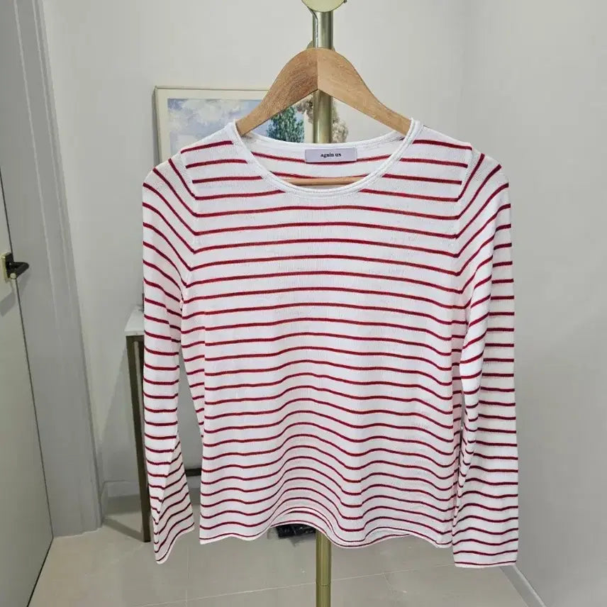[BUNJANG] Striped Knit Sweater / 돌돌마감 단가라 니트 3택1