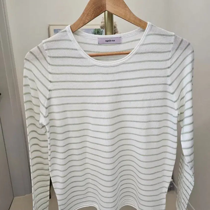 [BUNJANG] Striped Knit Sweater / 돌돌마감 단가라 니트 3택1