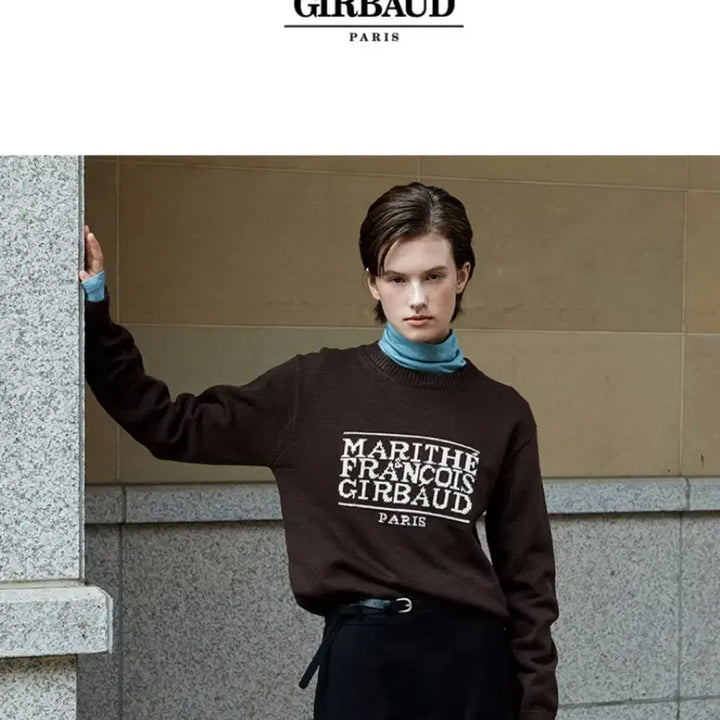 [BUNJANG] Marithe Francois Girbaud Brown Knit Sweater / (새상품1마리떼 프랑소와 저버 브라운 니트 택채 새상품
