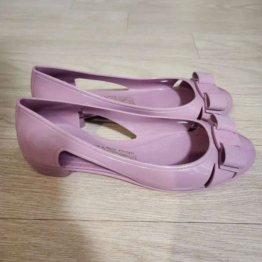 [BUNJANG] Salvatore Ferragamo Jelly Shoes Purple Size 6 / 페라가모 젤리슈즈 퍼플 6사이즈