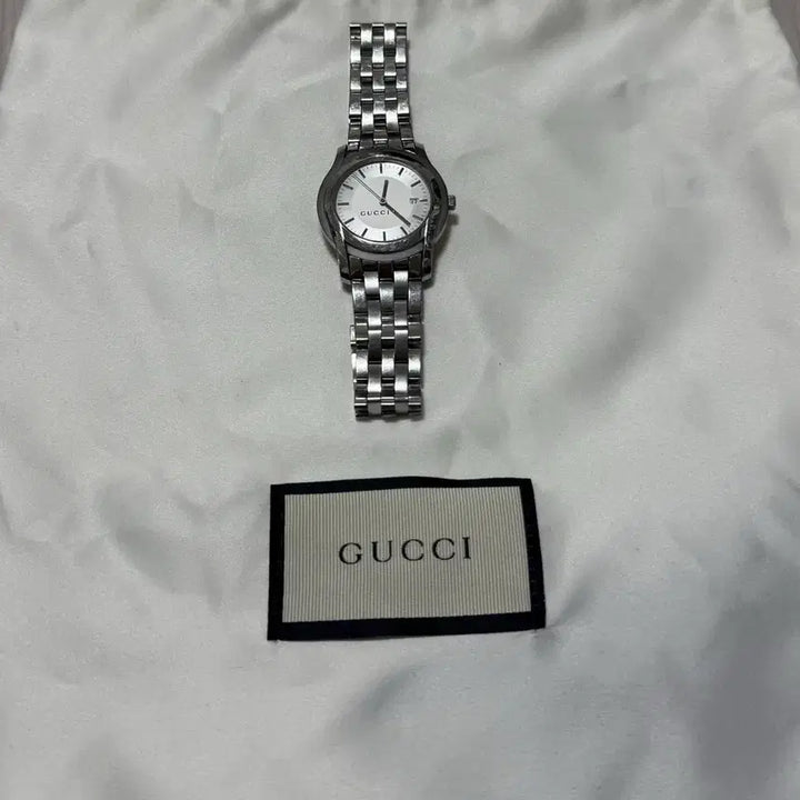 [SOLD OUT] 구찌 실버 쿼츠 시계 5500XL 급처