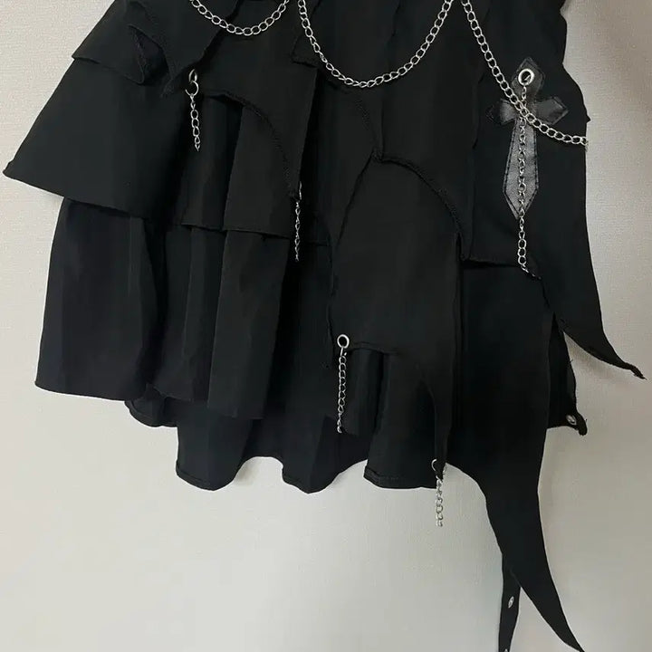 [BUNJANG] ACDC Rag Punk Chain Skirt Black / acdc rag 펑크 스커트