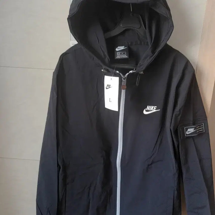 [BUNJANG] Nike Dri-FIT Cargo Jogger Hooded Windbreaker Black L / 나이키 후드 바람막이 블랙 L 새상품 카고 조거 타잎