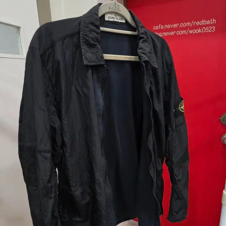 [BUNJANG] Stone Island 18FW Nylon Metal Overshirt Black / 18FW 스톤아일랜드  나일론 메탈 오버셔츠