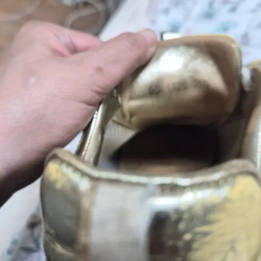 [BUNJANG] Louis Vuitton Gold Sneakers / 루이비통스니커즈