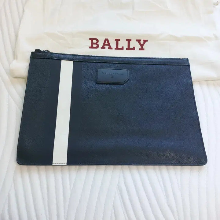 [BUNJANG] Bally Striped Clutch / (정품)발리 스트라이프 클러치