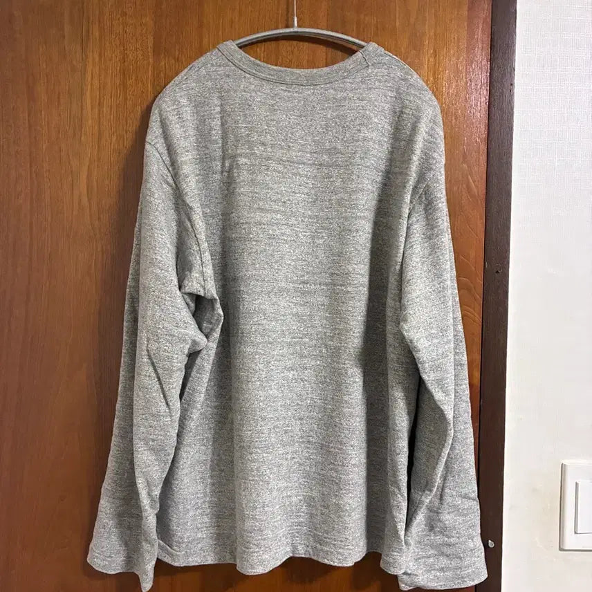 [BUNJANG] Warehouse Plain Grey Long Sleeve L / 웨어하우스 플레인 그레이 롱슬리브