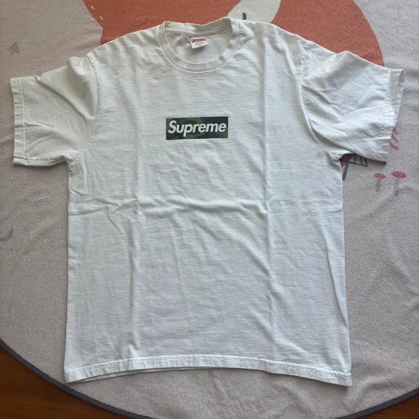 [BUNJANG] Supreme Box Logo T-Shirt White FW23 / 슈프림 박스 로고 티셔츠 화이트 23FW