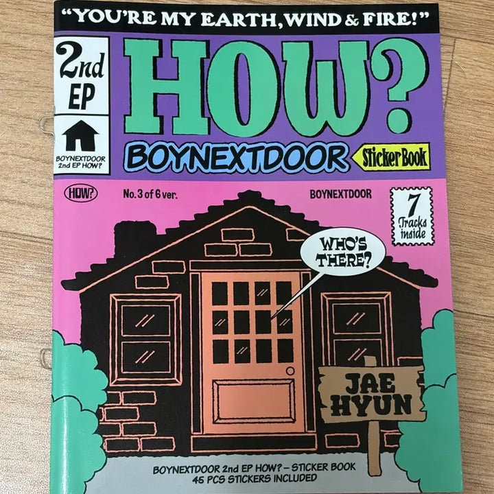 [BUNJANG] BOYNEXTDOOR Jaehyun HOW? Sticker Book / 보넥도 HOW? 명재현 스티커북