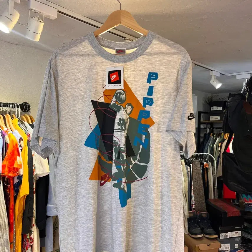 [BUNJANG] Nike 90s Pippen Graphic T-Shirt Size 100 / 나이키 90년대 피펜 그래픽 반팔 티셔츠 (100) 삼나스포츠