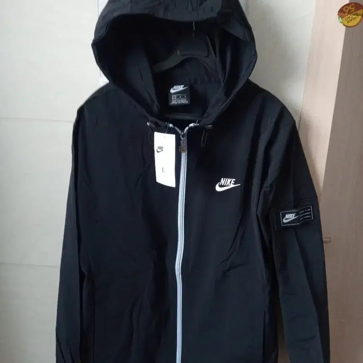 [BUNJANG] Nike Black Hooded Windbreaker Cargo Jogger Set L / 나이키 후드 바람막이 블랙 L 새상품 카고조거타잎