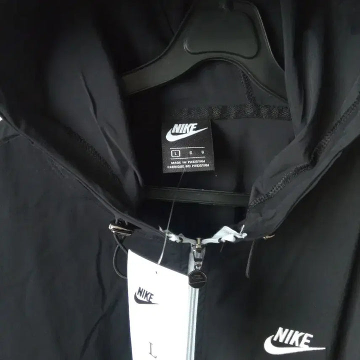 [BUNJANG] Nike Black Hooded Windbreaker Cargo Jogger Set L / 나이키 후드 바람막이 블랙 L 새상품 카고조거타잎