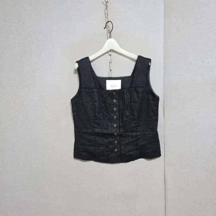 [BUNJANG] Renina Linen Sleeveless Blouse M / 르니나 고급스런 린넨 나시 블라우스 M  n4057