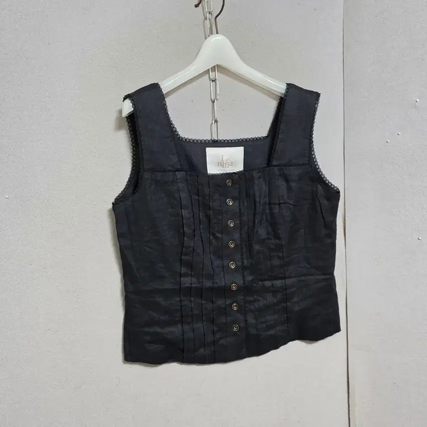 [BUNJANG] Renina Linen Sleeveless Blouse M / 르니나 고급스런 린넨 나시 블라우스 M  n4057