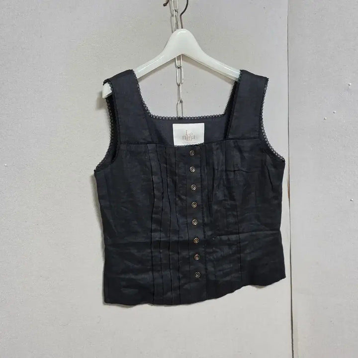 [BUNJANG] Renina Linen Sleeveless Blouse M / 르니나 고급스런 린넨 나시 블라우스 M  n4057