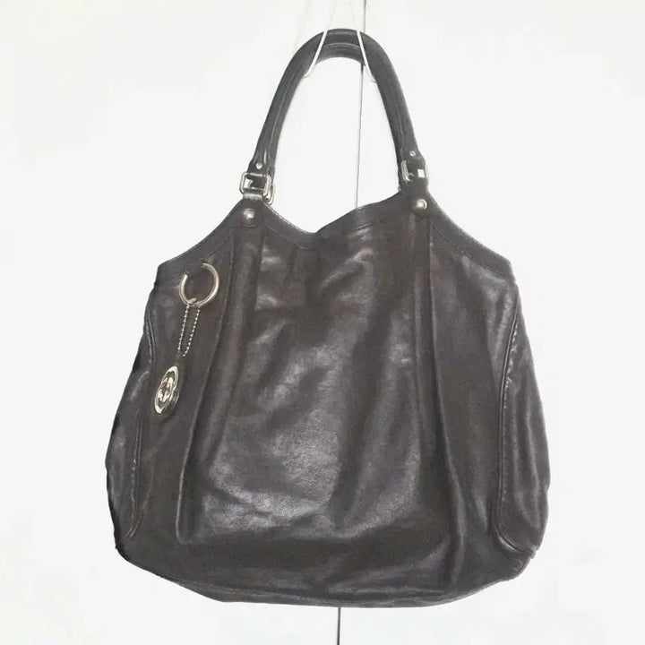 [BUNJANG] Gucci GG Leather Shoulder Bag / 구찌 GG 레더 숄더백