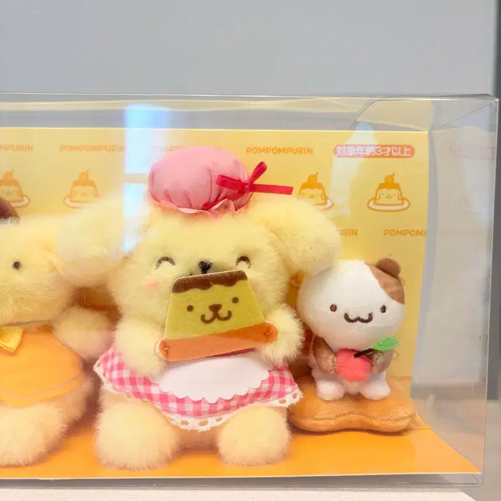 [BUNJANG] Sanrio Pompompurin 30th Anniversary Doll Set Mini Doll Family Set / 택포)산리오 폼폼푸린 30주년 인형 세트 미니누이 가족세트