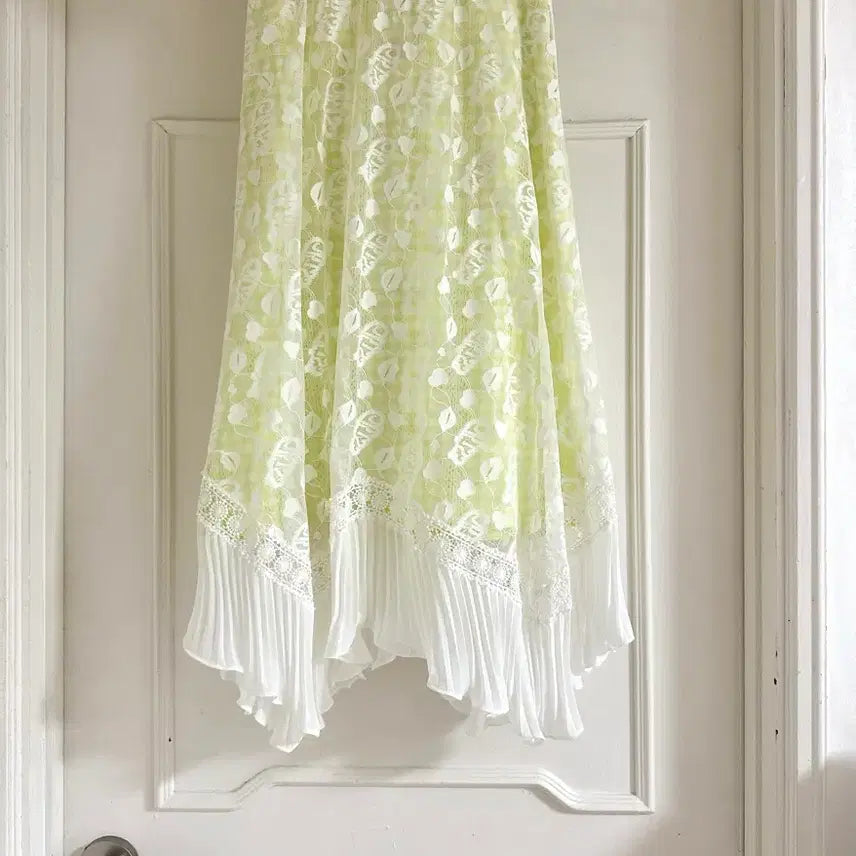[BUNJANG] Egoist Lace Layered Long Skirt / 새상품급) 에고이스트 레이스 레이어드 롱스커트 55