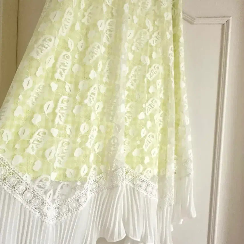 [BUNJANG] Egoist Lace Layered Long Skirt / 새상품급) 에고이스트 레이스 레이어드 롱스커트 55