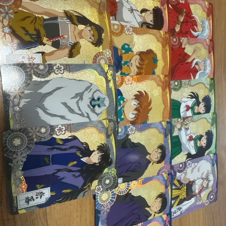 [BUNJANG] Inuyasha Kagome Sesshomaru SSR Card Bundle Set 001-014 / 이누야샤 카유 카드 ssr 일괄 001-014 세트