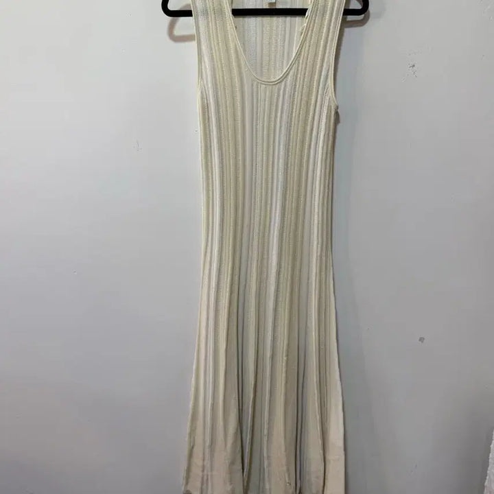 [BUNJANG] COS Knit Long Sleeveless Dress XS Light Beige / COS 니트 롱 원피스 XS