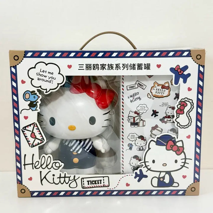 [BUNJANG] Hello Kitty Flight Attendant Figure Piggy Bank / [새상품] 승무원 헬로키티 피규어 저금통
