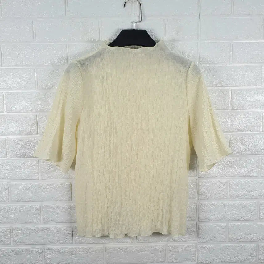 [BUNJANG] Oseconc Pleats Short Sleeve T-Shirt Women&