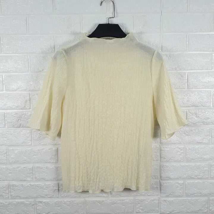 [BUNJANG] Oseconc Pleats Short Sleeve T-Shirt Women&