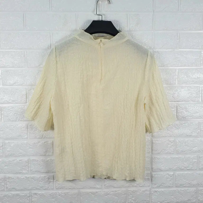 [BUNJANG] Oseconc Pleats Short Sleeve T-Shirt Women&