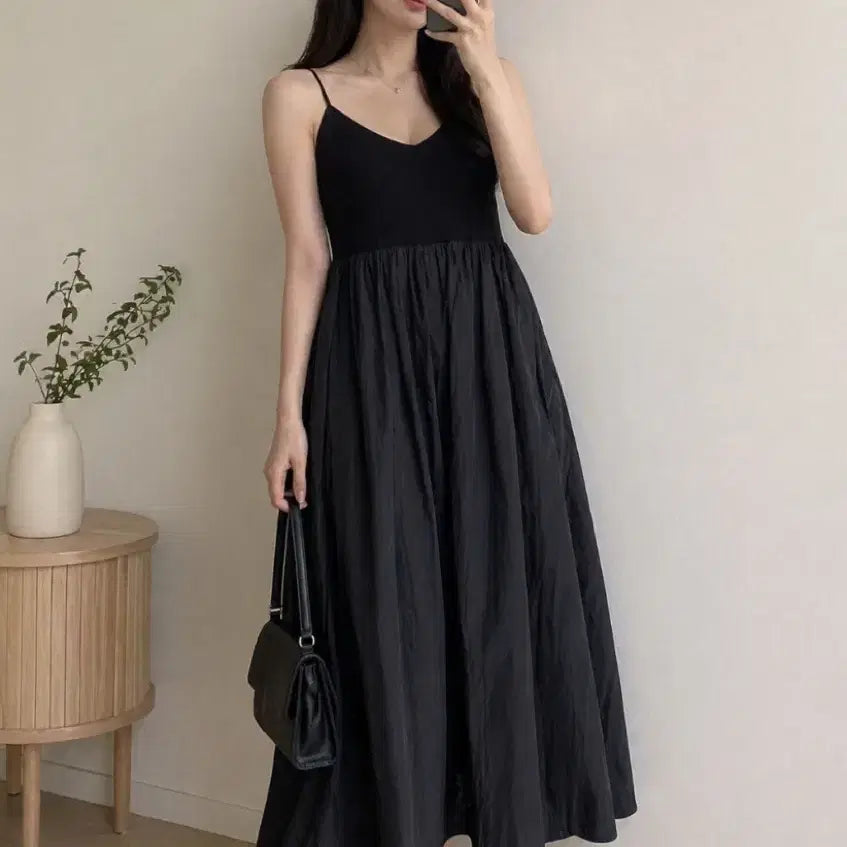 [BUNJANG] Sephyeong Bustier Balloon Dress / 제평 바스락 뷔스티에 벌룬 원피스