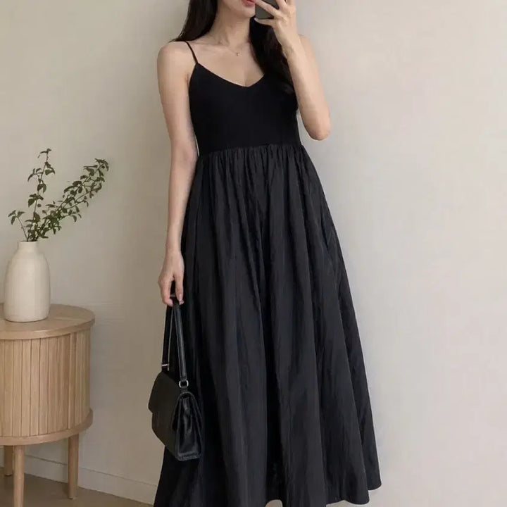 [BUNJANG] Sephyeong Bustier Balloon Dress / 제평 바스락 뷔스티에 벌룬 원피스
