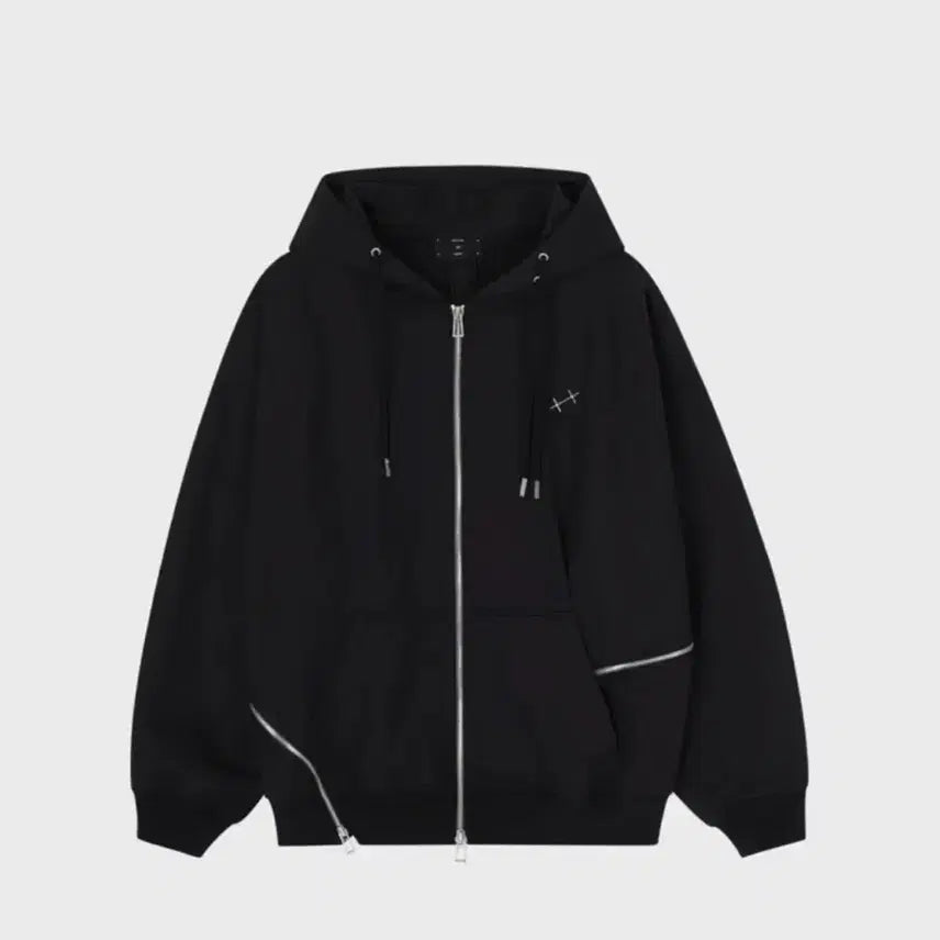 [BUNJANG] Songzio Elliot Emil Collaboration Hooded Zip-Up Black / [50] 송지오 엘리엇 에밀 후드집업 블랙