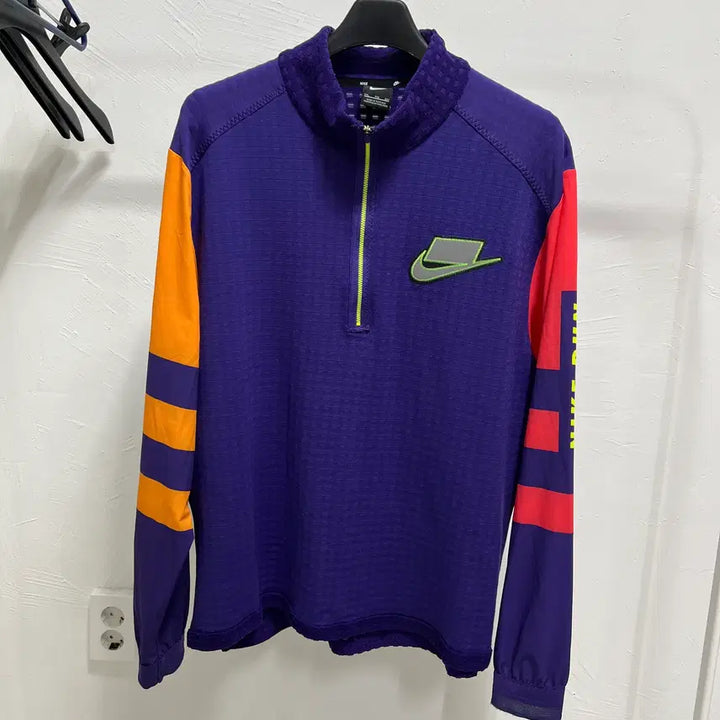 [BUNJANG] Nike Wild Run Midlayer Long Sleeve Half-Zip Top - Purple (Medium) / m 나이키 와일드런 미드레이어 긴팔 반집업
