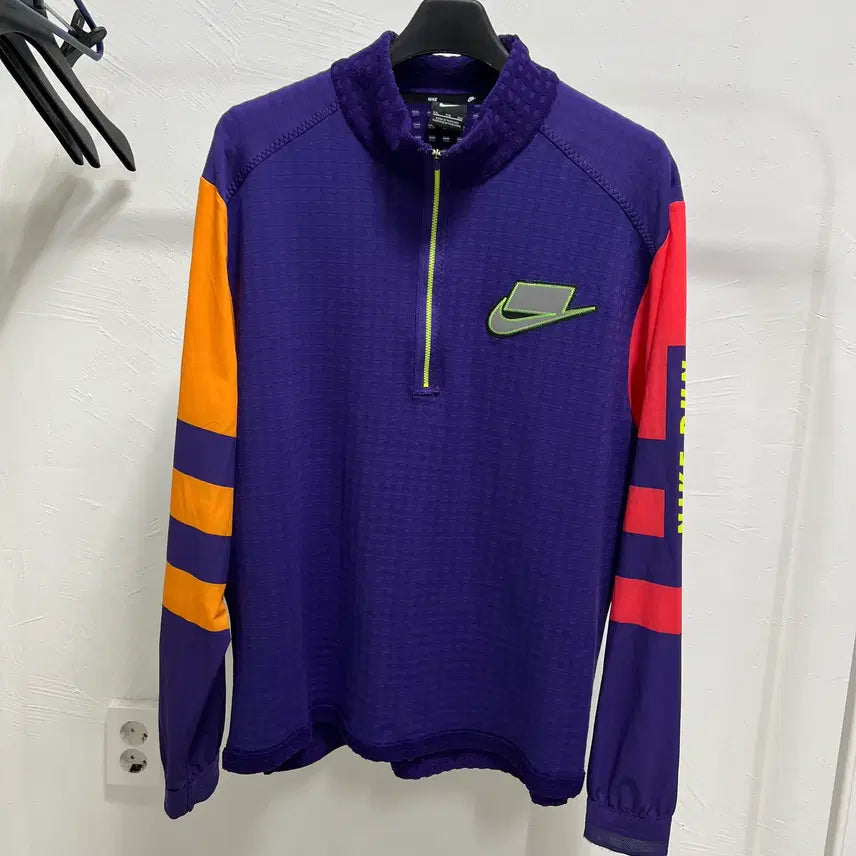 [BUNJANG] Nike Wild Run Midlayer Long Sleeve Half-Zip Top - Purple (Medium) / m 나이키 와일드런 미드레이어 긴팔 반집업