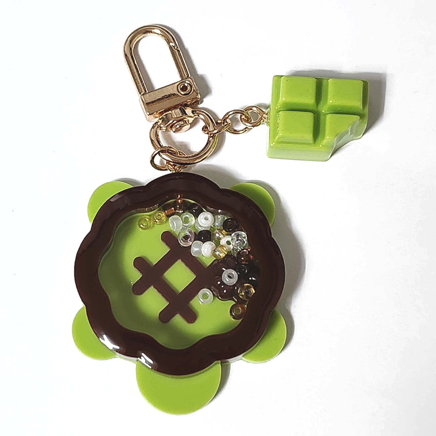 [BUNJANG] Green Tea Chocolate Turtle Keychain / [키링] 녹차초코 거북이