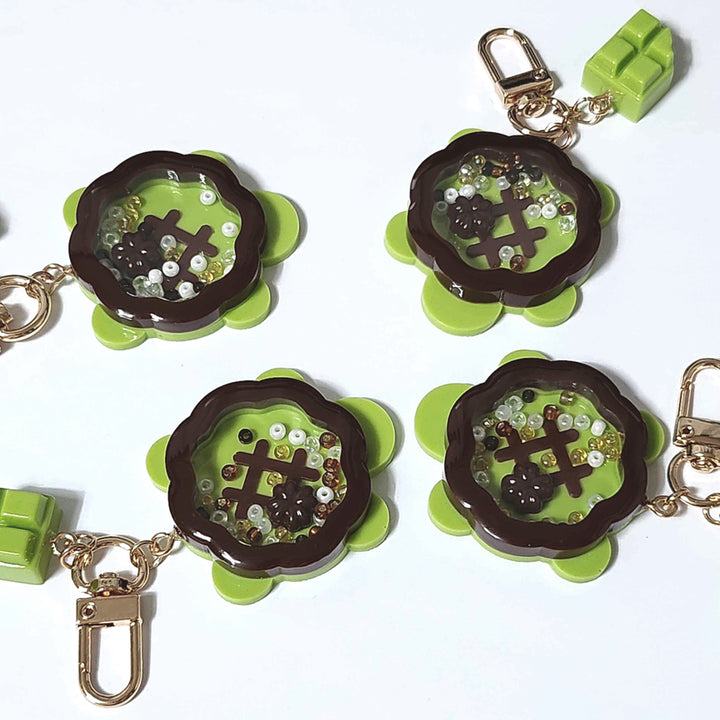 [BUNJANG] Green Tea Chocolate Turtle Keychain / [키링] 녹차초코 거북이