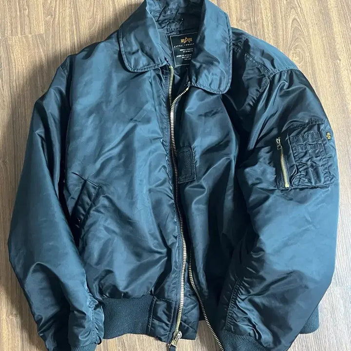 [BUNJANG] Alpha Industries B-15 Bomber Jacket Black Size L / 알파인더스트리 블랙 B-15 L