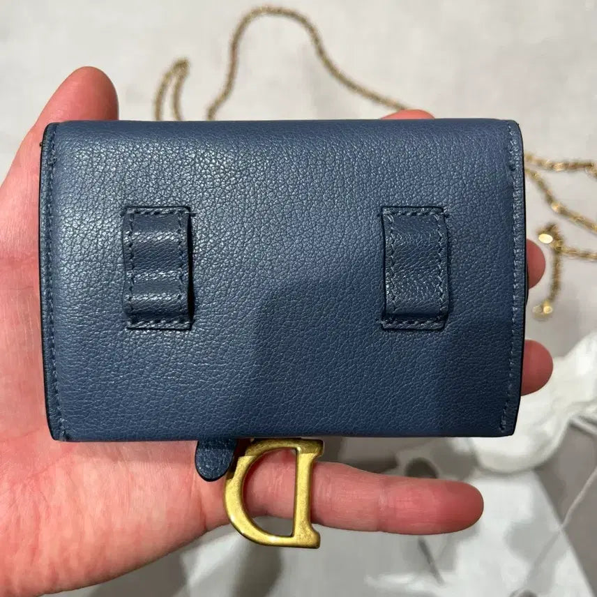 [BUNJANG] Dior Saddle Wallet on Chain / 디올 새들 월렛 앤 체인