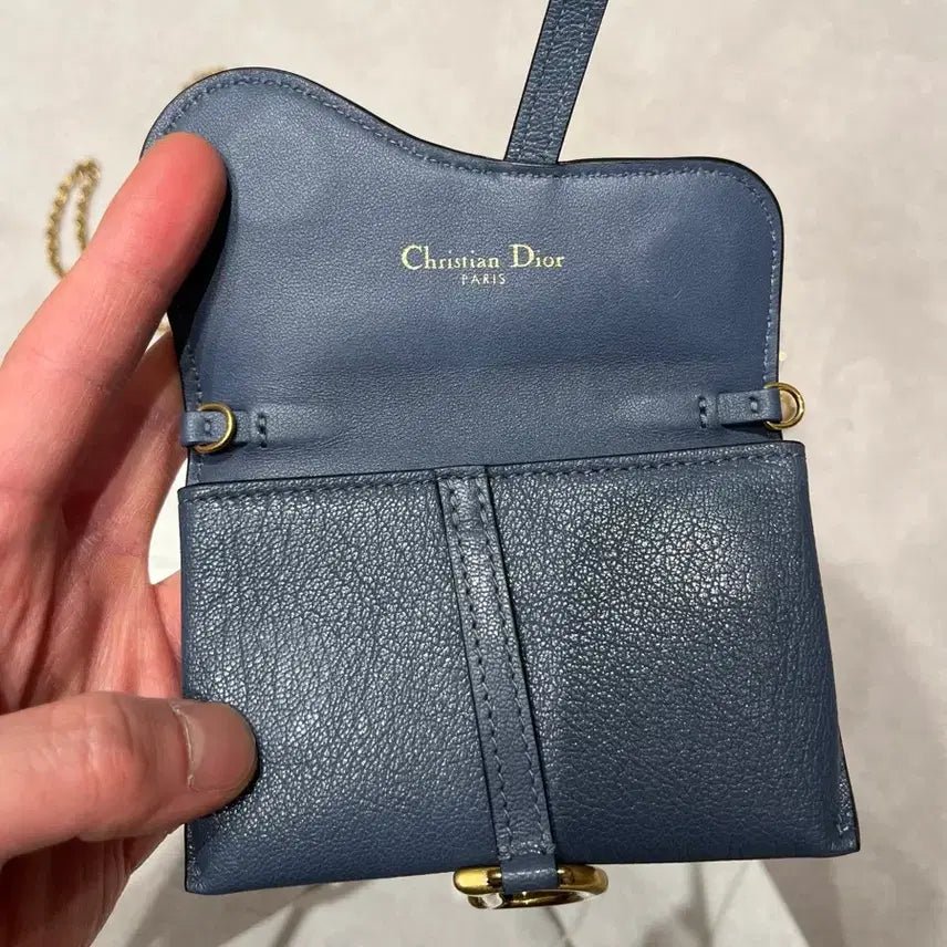[BUNJANG] Dior Saddle Wallet on Chain / 디올 새들 월렛 앤 체인