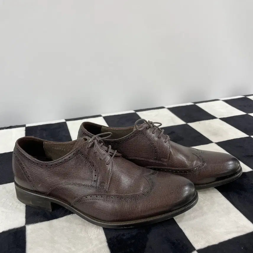 [BUNJANG] Soda Homme Wingtip Leather Shoes 255mm / 476) 소다옴므 윙팁 가죽 구두 255mm