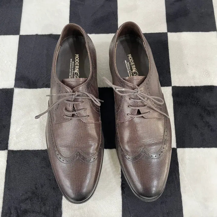 [BUNJANG] Soda Homme Wingtip Leather Shoes 255mm / 476) 소다옴므 윙팁 가죽 구두 255mm