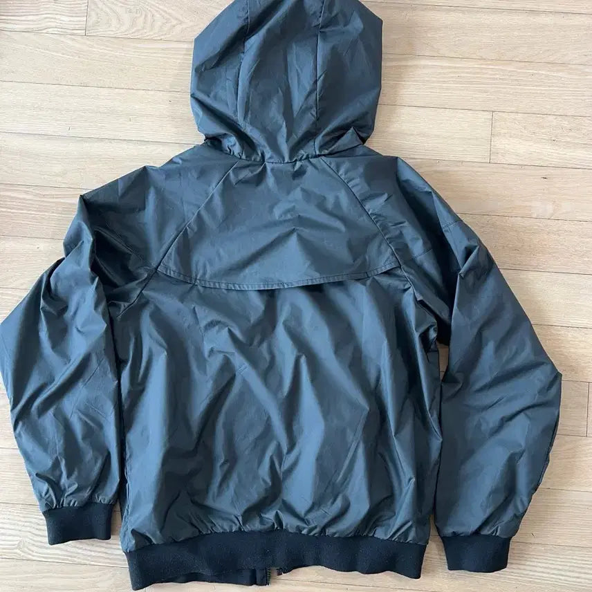 [BUNJANG] Nike Hooded Windbreaker Jacket Black / 나이키 후드 바람막이 자켓 블랙
