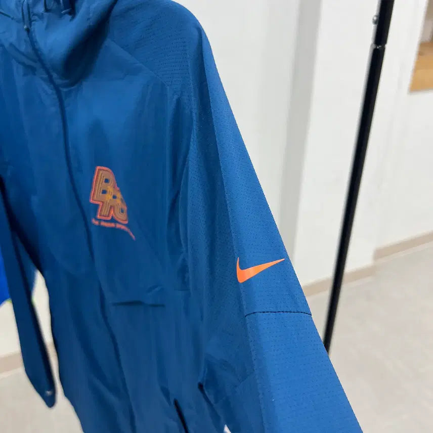 [BUNJANG] Nike BRS Running Windbreaker Blue / M 나이키 BRS 러닝 바람막이