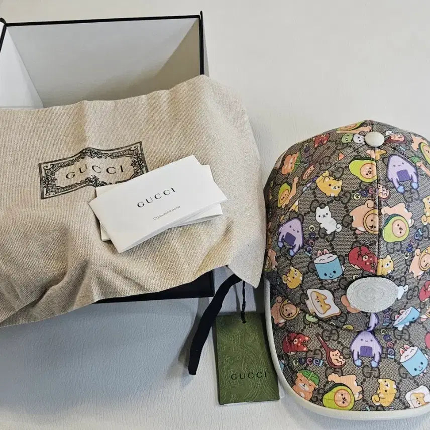[BUNJANG] Gucci GG Canvas Animal Kawaii Limited Edition Cap / 구찌 GG 캔버스 애니멀 카와이  한정판 모자